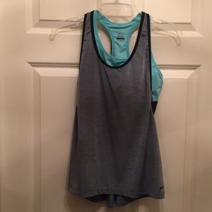 Nike DRI-FIT Tank with built in sports bra
